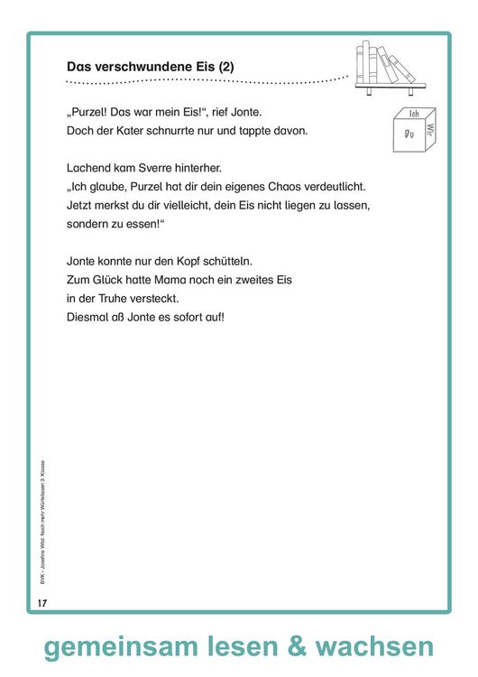 Produktbild: Noch mehr W&uuml;rfellesen 3. Klasse