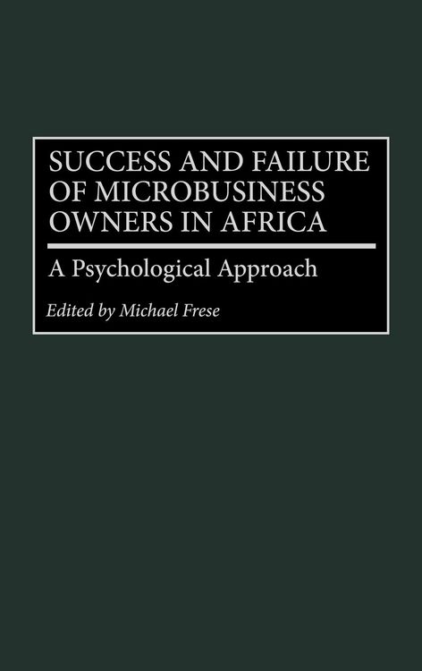 Produktbild: Success and Failure of Microbusiness Owners in Africa