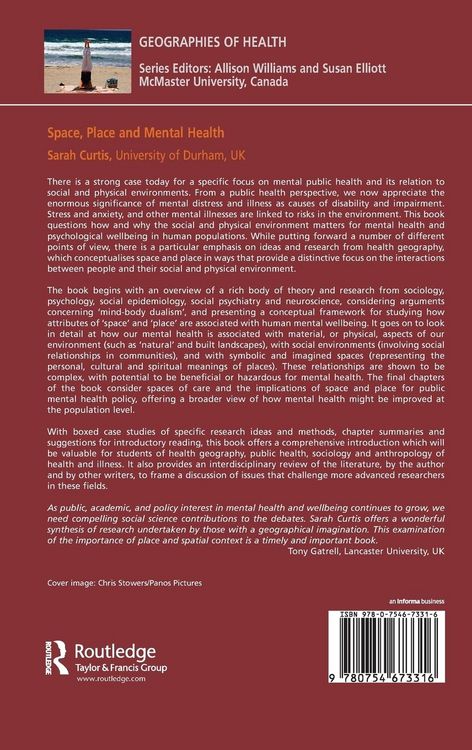 Produktbild: Space, Place and Mental Health