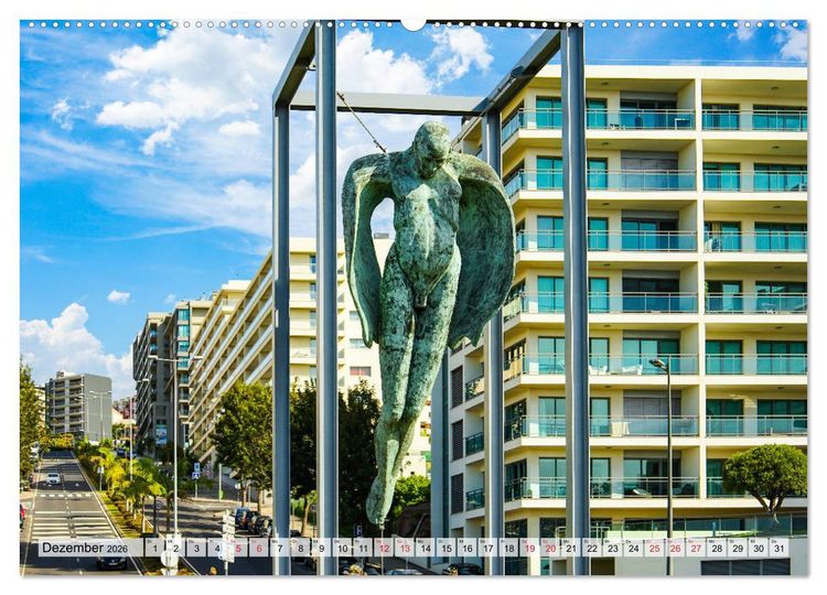 Produktbild: Madeira Die Stadt Funchal (Wandkalender 2026 DIN A2 quer), CALVENDO Monatskalender