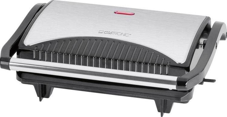 Produktbild: Clatronic MG 3519 Elektro Kontaktgrill Schwarz, Edelstahl