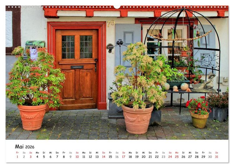 Produktbild: Blickf&auml;nge - Fenster und T&uuml;ren (Wandkalender 2026 DIN A2 quer), CALVENDO Monatskalender