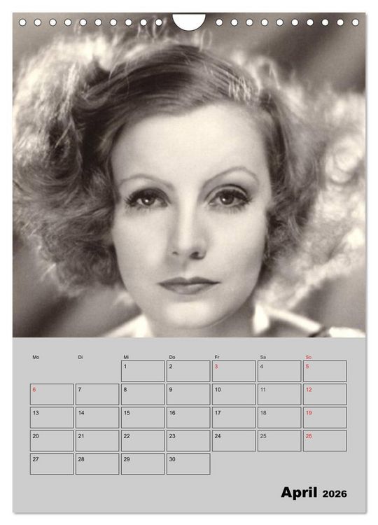 Produktbild: Diven der Stummfilm-&Auml;ra (Wandkalender 2026 DIN A4 hoch), CALVENDO Monatskalender