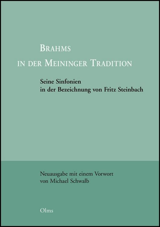 Produktbild: Brahms in der Meininger Tradition