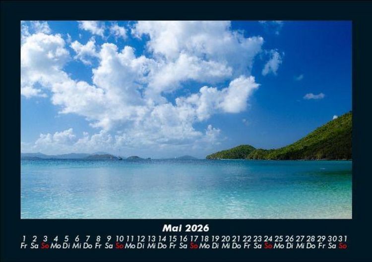 Produktbild: Str&auml;nde der Welt 2026 Fotokalender DIN A5