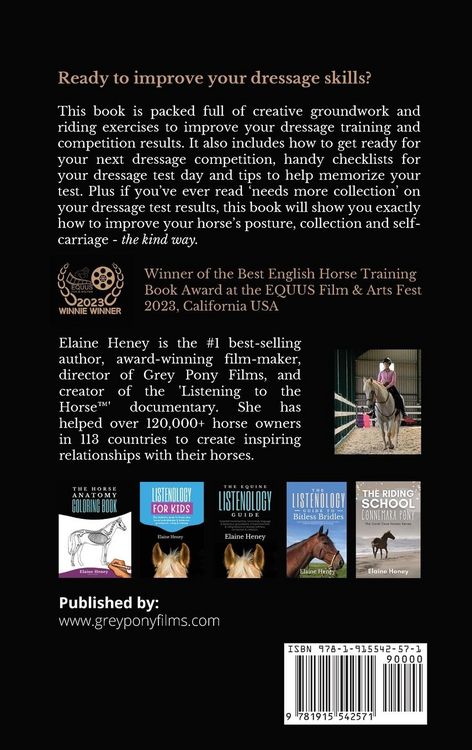 Produktbild: Dressage training and competition exercises for beginners - Flatwork & collection schooling for horses