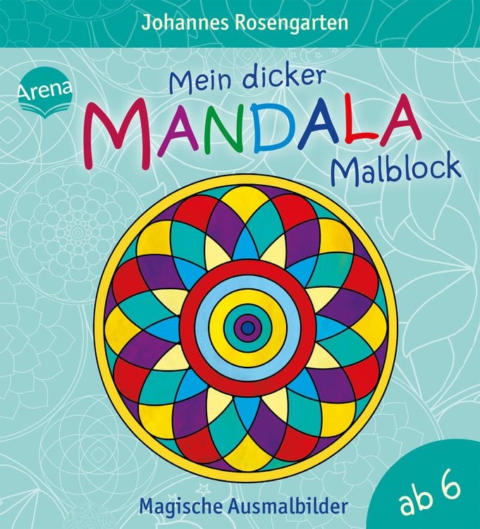 Produktbild: Mein dicker Mandala-Malblock - Magische Ausmalbilder