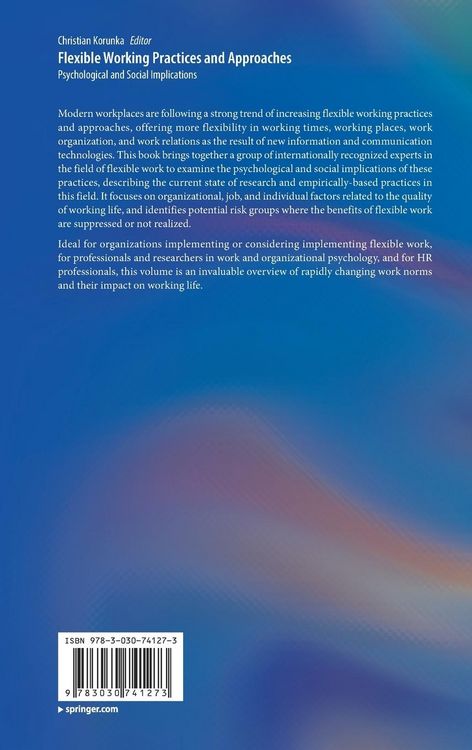 Produktbild: Flexible Working Practices and Approaches