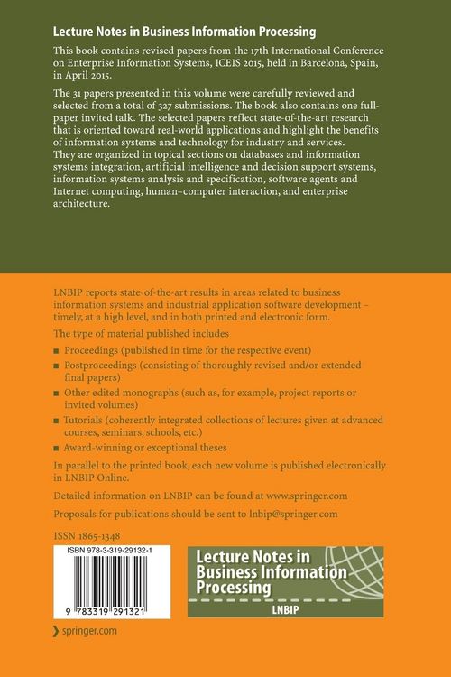 Produktbild: Enterprise Information Systems