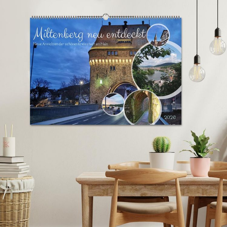 Produktbild: Miltenberg neu entdeckt (Wandkalender 2026 DIN A2 quer), CALVENDO Monatskalender