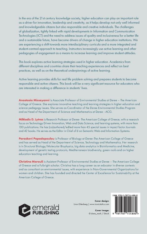 Produktbild: Active Learning Strategies in Higher Education