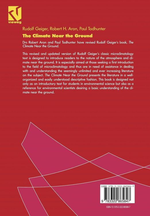 Produktbild: The Climate Near the Ground
