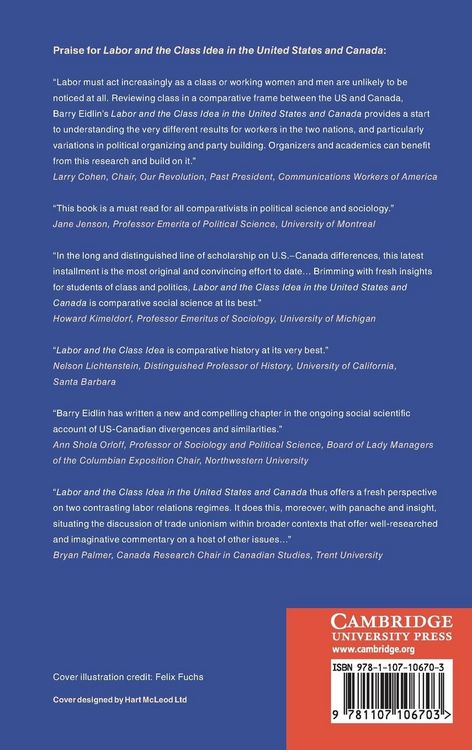 Produktbild: Labor and the Class Idea in the United States and Canada