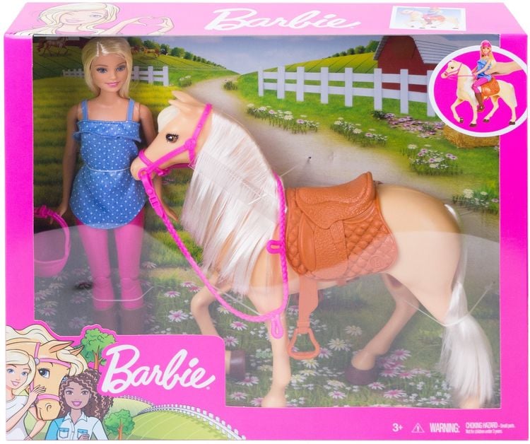 Produktbild: Barbie - Barbie Pferd mit Puppe