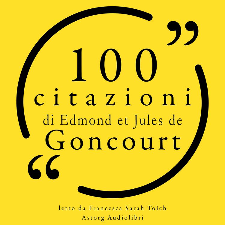 Produktbild: 100 citazioni di Edmond e Jules de Goncourt