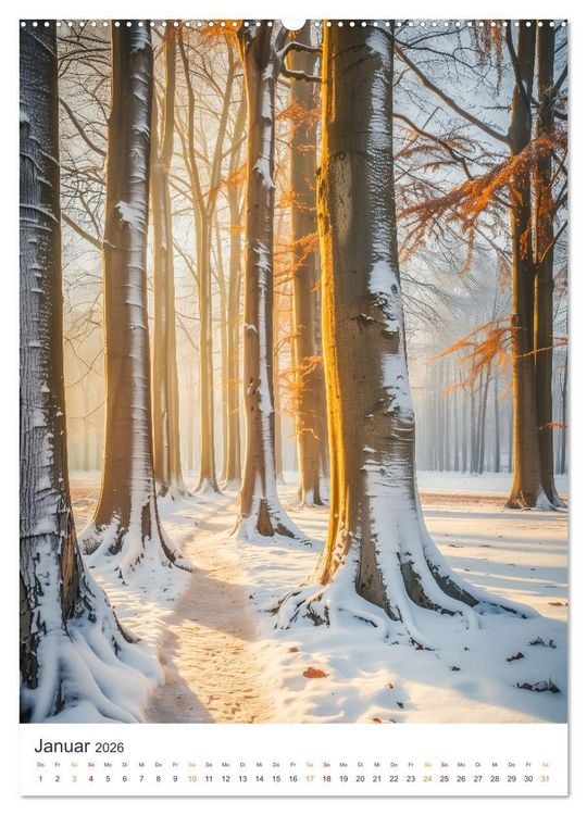 Produktbild: Mystische Pfade (hochwertiger Premium Wandkalender 2026 DIN A2 hoch), Kunstdruck in Hochglanz