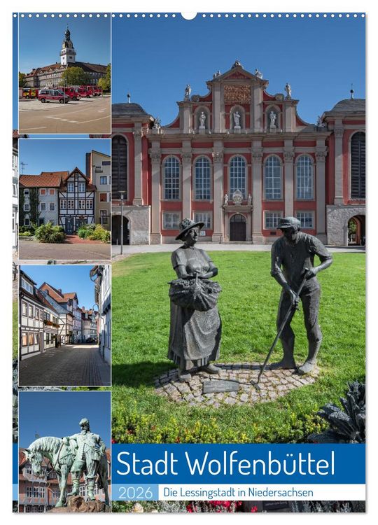 Produktbild: Stadt Wolfenb&uuml;ttel (Wandkalender 2026 DIN A2 hoch), CALVENDO Monatskalender