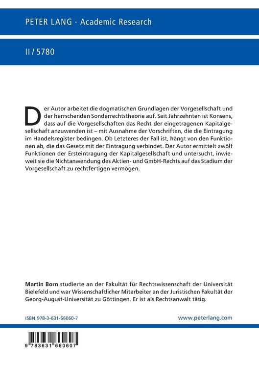 Produktbild: Zur Struktur der Vorgesellschaften