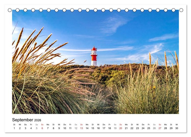 Produktbild: OSTFRIESLAND Strand und Mee(h)r (Tischkalender 2026 DIN A5 quer), CALVENDO Monatskalender