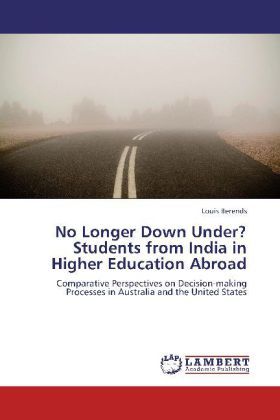 Produktbild: Berends, L: No Longer Down Under? Students from India in Hig