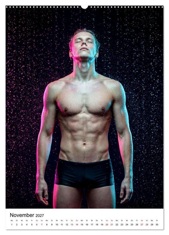 Produktbild: Im Bann des Wassers - Athletische &Auml;sthetik m&auml;nnlicher Schwimmer (hochwertiger Premium Wandkalender 2027 DIN A2 hoch), Kunstdruck in Hochglanz