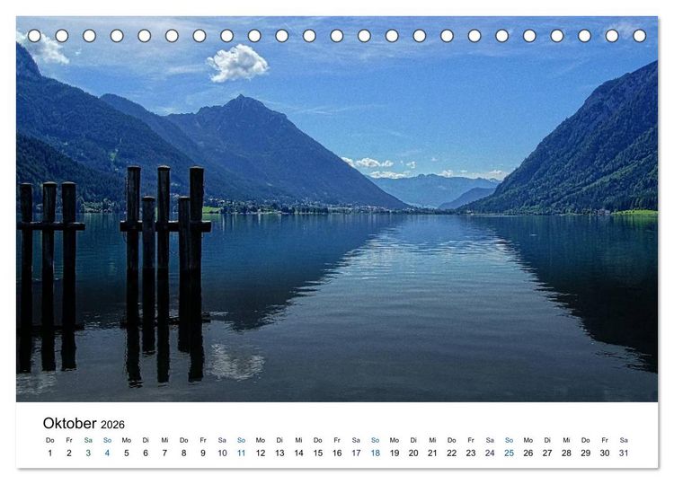 Produktbild: Pertisau am Achensee (Tischkalender 2026 DIN A5 quer), CALVENDO Monatskalender