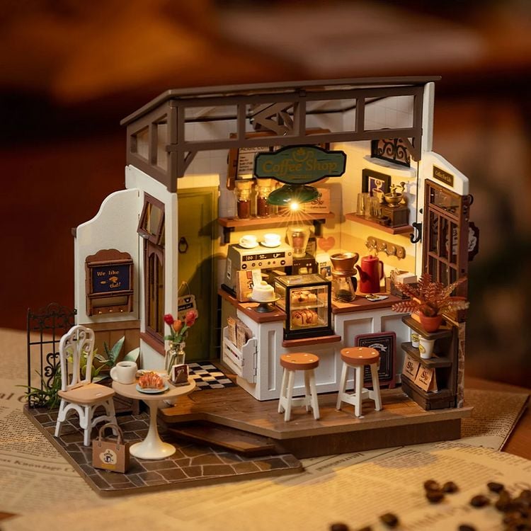 Produktbild: Book Nook DIY B&uuml;cherecke NO.17 Caf&eacute;