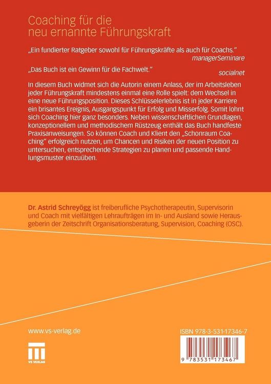 Produktbild: Coaching f&uuml;r die neu ernannte F&uuml;hrungskraft