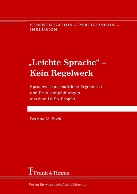 Produktbild: 'Leichte Sprache' - Kein Regelwerk