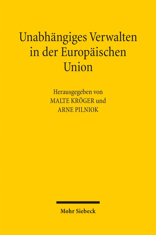 Produktbild: Unabh&auml;ngiges Verwalten in der Europ&auml;ischen Union