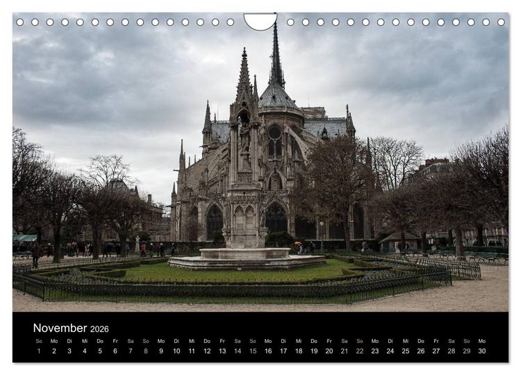 Produktbild: Paris (Wandkalender 2026 DIN A4 quer), CALVENDO Monatskalender