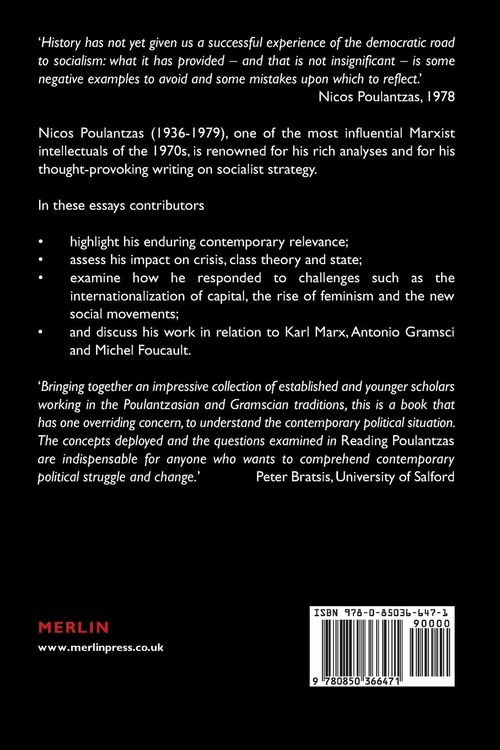 Produktbild: Reading Poulantzas