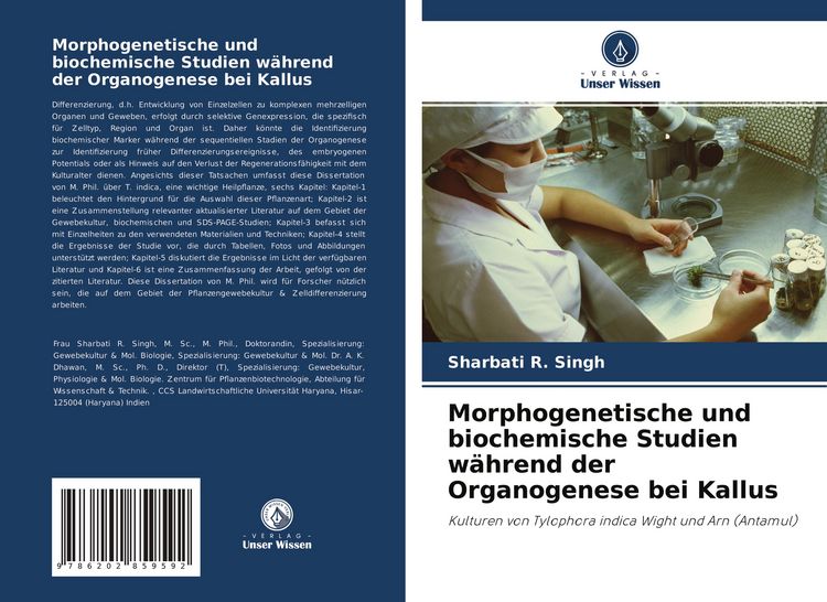 Produktbild: Morphogenetische und biochemische Studien w&auml;hrend der Organogenese bei Kallus