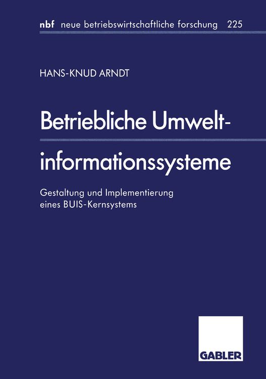 Produktbild: Betriebliche Umweltinformationssysteme