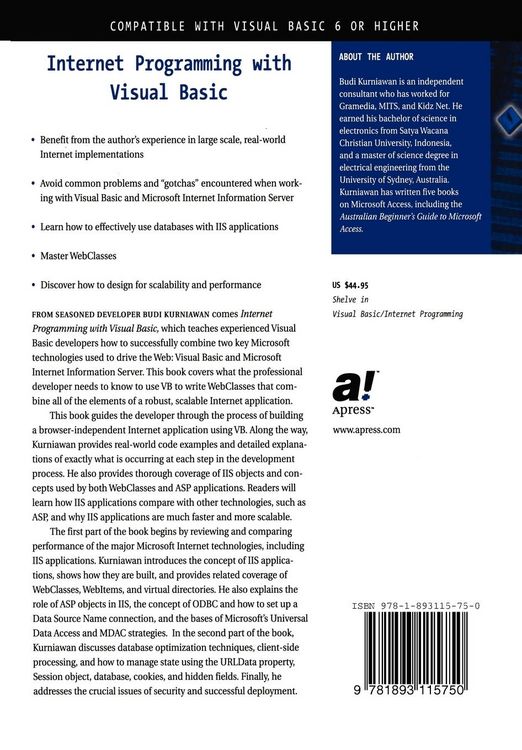 Produktbild: Internet Programming with Visual Basic