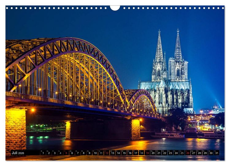 Produktbild: St&auml;dtereise durch Europa (Wandkalender 2026 DIN A3 quer), CALVENDO Monatskalender
