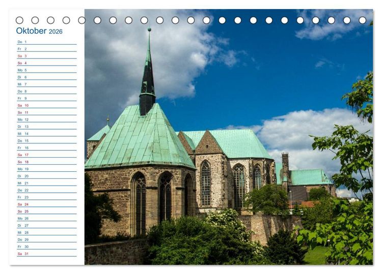 Produktbild: Magdeburg und Umgebung 2026 (Tischkalender 2026 DIN A5 quer), CALVENDO Monatskalender