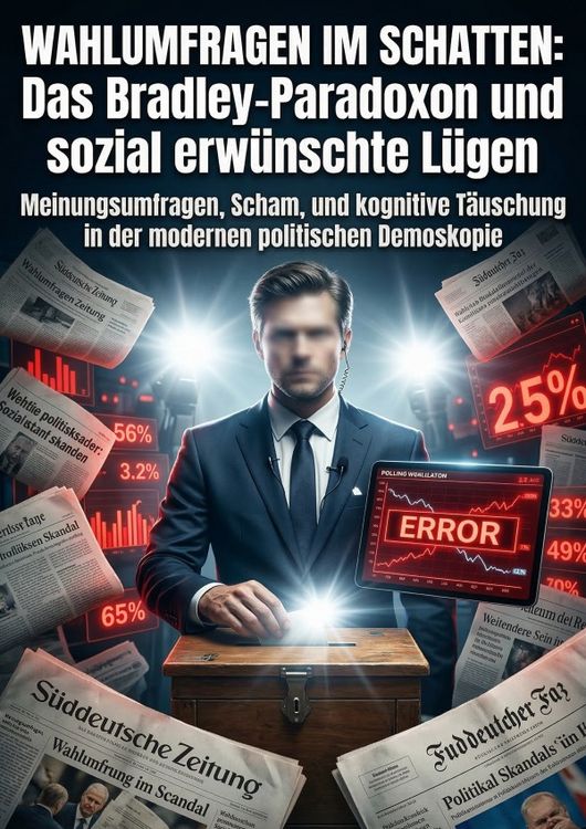 Produktbild: Wahlumfragen im Schatten: Das Bradley-Paradoxon und sozial erw&uuml;nschte L&uuml;gen