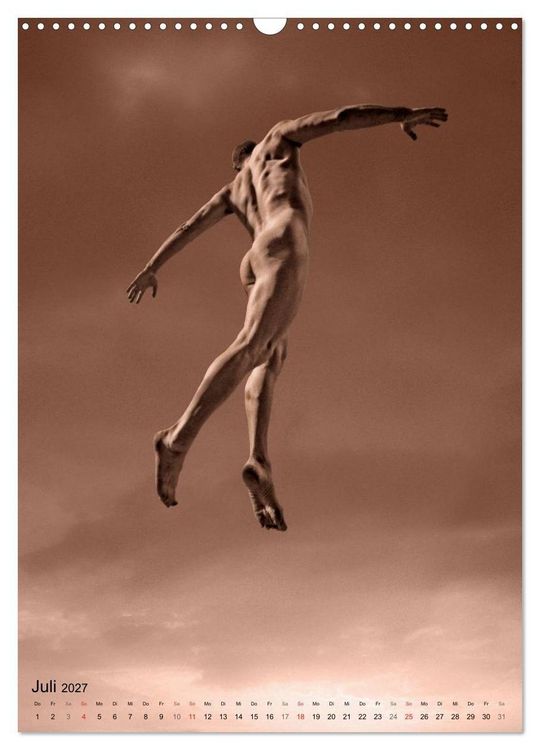 Produktbild: JUMP! ATHLETISCHE M&Auml;NNERAKTE (Wandkalender 2027 DIN A3 hoch), CALVENDO Monatskalender