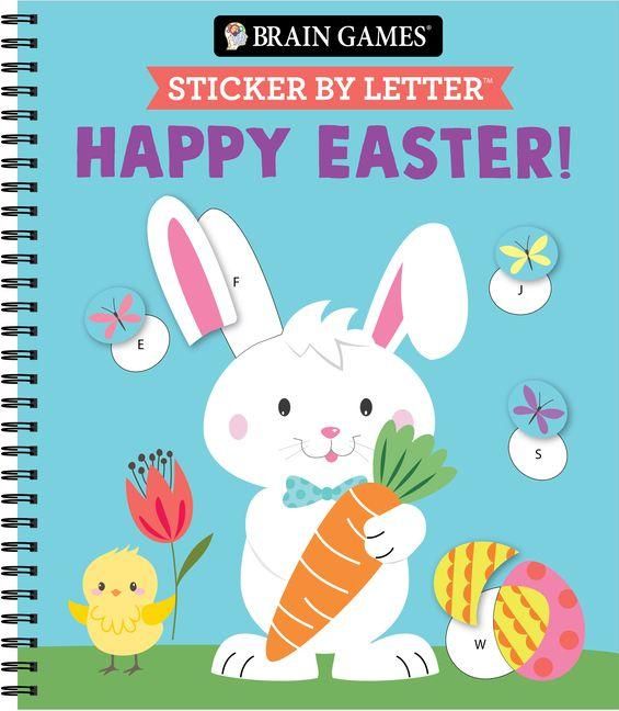 Produktbild: Brain Games - Sticker by Letter: Happy Easter!