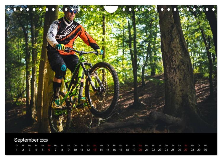 Produktbild: Mountainbike Action (Wandkalender 2026 DIN A4 quer), CALVENDO Monatskalender