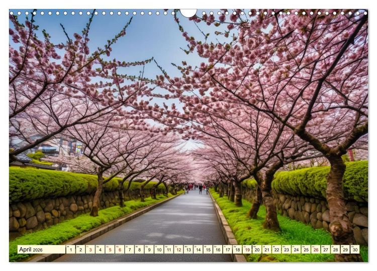Produktbild: Typisch Japanisch (Wandkalender 2026 DIN A3 quer), CALVENDO Monatskalender