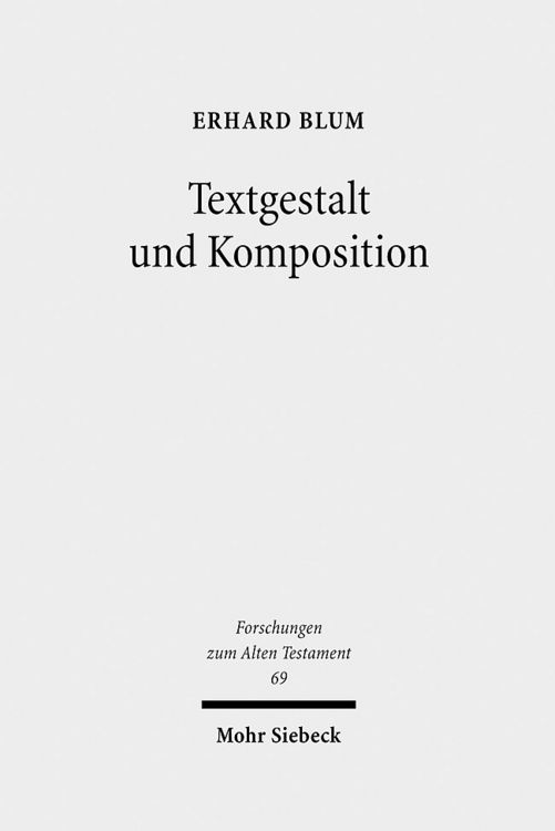 Produktbild: Textgestalt und Komposition