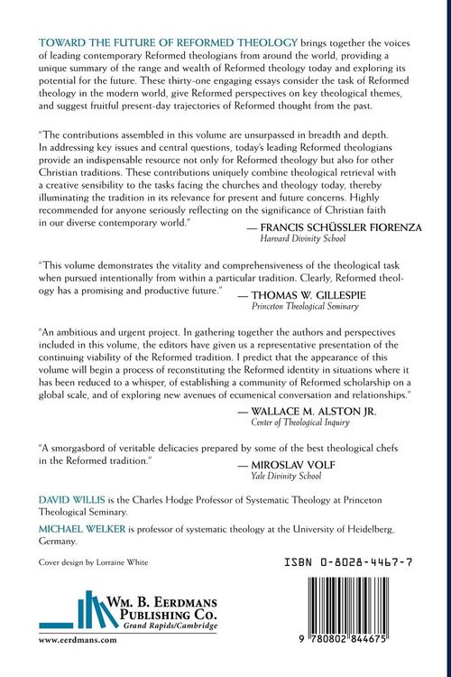 Produktbild: Toward the Future of Reformed Theology