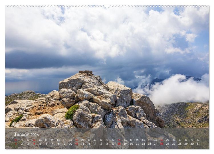 Produktbild: Bergparadies Mallorca (Wandkalender 2026 DIN A2 quer), CALVENDO Monatskalender