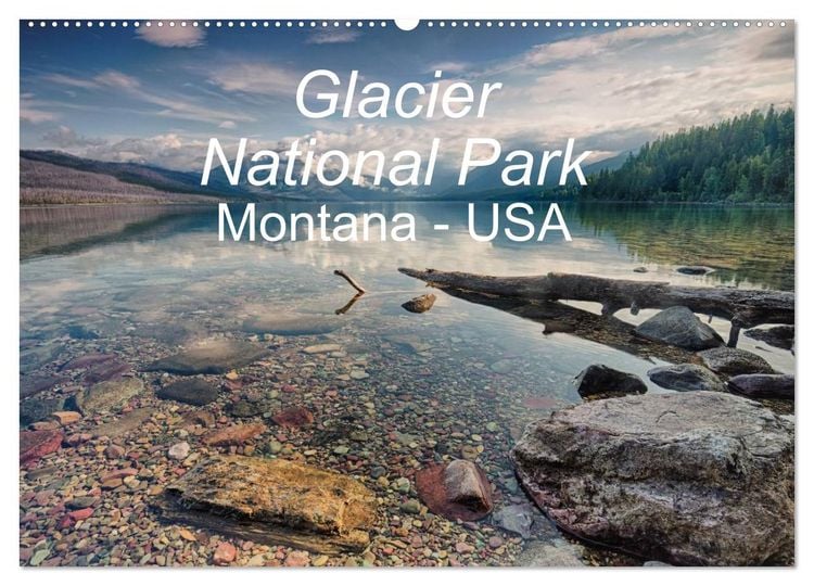 Produktbild: Glacier National Park Montana - USA (Wandkalender 2026 DIN A2 quer), CALVENDO Monatskalender
