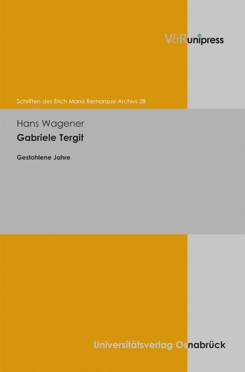 Produktbild: Gabriele Tergit