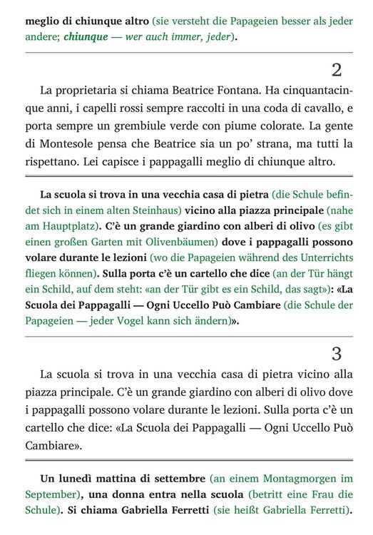 Produktbild: La scuola dei pappagalli - Italienisch lernen mit lustigen Kurzgeschichten A1-A2 (+ Audio-CD)
