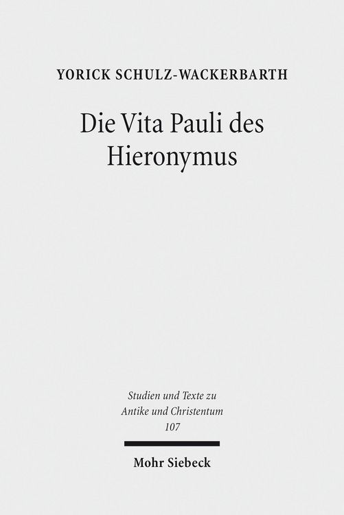 Produktbild: Die Vita Pauli des Hieronymus
