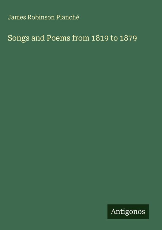 Produktbild: Songs and Poems from 1819 to 1879